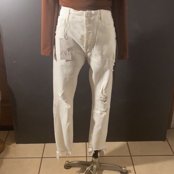 Zara distressed jeans size 32 - Picture 2 of 8